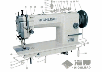 HIGHLEAD GC0318 Walking Foot Lockstitch Industrial Sewing Machine