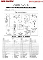 DL96 IRON - Parts List