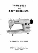 BROTHER DB2-B755Mk2 & DB2-B714 Parts Book